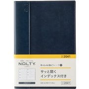 2025年1月始まり手帳 ウィークリー NOLTY(ノルティ) キャレルB6ウィーク1(ネイビー) 2041 2025-2041