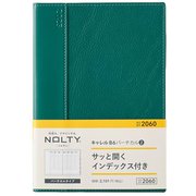 2025年1月始まり手帳 ウィークリー NOLTY(ノルティ) キャレルB6バーチカル2(グリーン) 2060 2025-2060