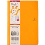 2025年1月始まり手帳 PAGEM by NOLTY 王様のブランチ×ペイジェムウィークリーB6-iレフト月曜(マリーゴールド) 2245 2025-2245