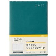 2025年1月始まり手帳 ウィークリー NOLTY(ノルティ) エクリB6-7(ブルーグリーン) 2277 2025-2277
