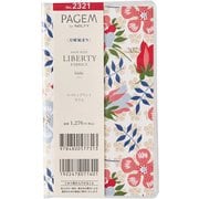 2025年1月始まり手帳 PAGEM by NOLTY マンスリー ペイジェムリバティプリントスリム月曜(エディ) 2321 2025-2321