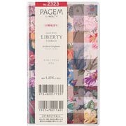 2025年1月始まり手帳 PAGEM by NOLTY マンスリー ペイジェムリバティプリントスリム日曜(アーカイブ・ギンガム) 2323 2025-2323