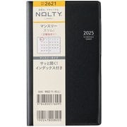 2025年1月始まり手帳 NOLTY(ノルティ) マンスリースリム-i日曜(ブラック) 2621 2025-2621