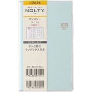 2025年1月始まり手帳 NOLTY(ノルティ) マンスリースリム-i日曜(ブルー) 2624 2025-2624