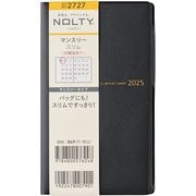 2025年1月始まり手帳 NOLTY(ノルティ) マンスリースリム日曜(ブラック) 2727 2025-2727