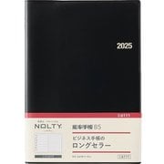 2025年1月始まり手帳 ウィークリー NOLTY(ノルティ) 能率手帳B5(黒) 6111 2025-6111