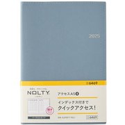 2025年1月始まり手帳 ウィークリー NOLTY(ノルティ) アクセスA5-4(ブルー) 6469 2025-6469