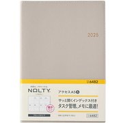 2025年1月始まり手帳 ウィークリー NOLTY(ノルティ) アクセスA5-5(グレー) 6482 2025-6482