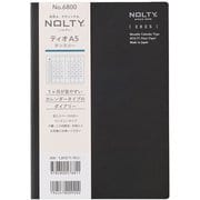 2025年1月始まり手帳 NOLTY(ノルティ) ティオA5マンスリー(ブラック) 6800 2025-6800