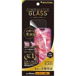 TR-IP24M3-GLS-2ARCC [iPhone 16 Pro用 [Cinematic Glass] ケースとの相性抜群 ウルトラクリア 画面保護強化ガラス 光沢]