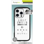 TR-IP24M3-LDSL-CLBK [iPhone 16 Pro用 [LIGHT SHIELD Solid] 超精密設計 衝撃吸収 ハイブリッドクリアケース ブラック]