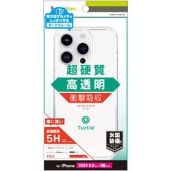 TR-IP24L3-TT-CL [iPhone 16 Pro Max用 [Turtle] ハイブリッドケース クリア]