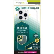 TR-IP24L3-TTSL-CL [iPhone 16 Pro Max用 [Turtle Solid] 超精密設計 ハイブリッドケース クリア]