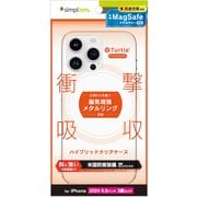 TR-IP24L3-TTMS-CLWT [iPhone 16 Pro Max用 [Turtle] MagSafe対応 ハイブリッドクリアケース ホワイトリング]