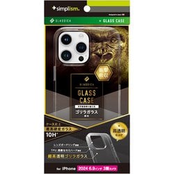 TR-IP24L3-CGC-GOCCCL [iPhone 16 Pro Max用 [GLASSICA] 背面ゴリラガラスケース クリア]