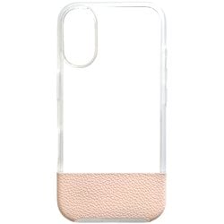 AM-IP24M2-FI-PK [iPhone 16用 [FINO] 背面クリアハイブリッドレザーケース ピンク]