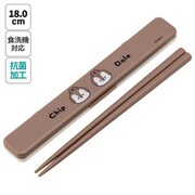 ABC3AG [抗菌音の鳴らない箸・箸箱セット ユルルンチップ&デール]