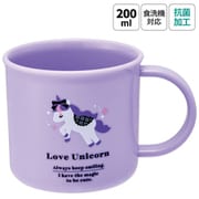 KE4AAG [抗菌食洗機対応プラコップ 200ml ラブユニコーン]