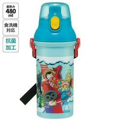 抗菌直飲プラワンタッチボトル 480ml ワンピース24 PSB5SANAG