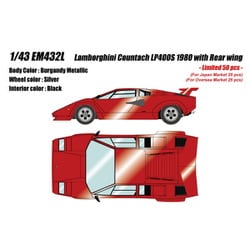 Amazon.co.jp: 【EIDOLON/アイドロン】1/43 ランボルギーニ カウンタック LP400/500S Waltar Wolf  1975 : ホビー
