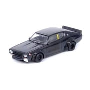 IN64-KPGC110LB-BLA 1/64 日産 スカイライン 2000 GT-R KPGC110 ケンメリ ブラック [ダイキャストミニカー]