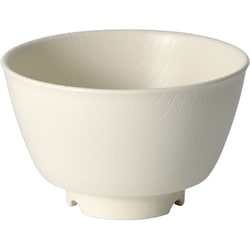 木目持ちやすい茶碗 クリーム NBLS1B