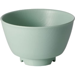 木目持ちやすい茶碗 グリーン NBLS1B