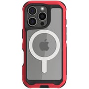 GHOCAS3932 [ゴーステック アトミックスリム for iPhone 16 Pro Max レッド]