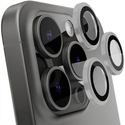 GHOGSP2860 [ゴーステック カメラレンズプロテクター for iPhone 16 Pro/16 Pro Max クリア]