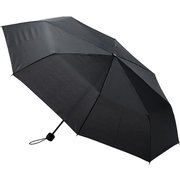 TS-1787-009 [大判耐風UV折りたたみ傘（セミオートタイプ） 60cm ブラック]