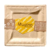 mugino スクエアプレート 紙皿 16cm 7枚 ナチュラル