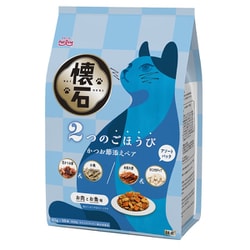 懐石 2つのごほうび かつお節添えペア [猫用 キャットフード 650g（65g×10袋） 総合栄養食]