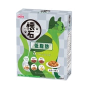 懐石 5つのごほうび 低脂肪 [猫用 キャットフード 180g（18g×10袋） 総合栄養食]