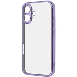 RT-P46PFC2/LDM [iPhone 16用 Like standard 精密設計 カメラ保護 衝撃吸収 バンパー メタリック TPUソフトケース/ラベンダー]