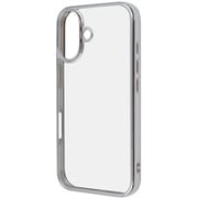 RT-P46CC16/SVM [iPhone 16用 Like standard 衝撃吸収 バンパー メタリック ハイブリッドケース/シルバー]