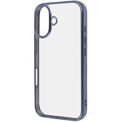 RT-P46CC16/LAM [iPhone 16用 Like standard 衝撃吸収 バンパー メタリック ハイブリッドケース/ライトブルー]