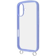 RT-P46CMD1/PA [iPhone 16用 Like standard Puffull 耐衝撃 バンパー ストラップ金具付き ハイブリッドケース/ペールブルー]