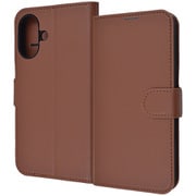 RT-P46ELC1/DK [iPhone 16用 Like standard 耐衝撃 マグネットベルト シンプル 手帳型レザーケース/ブラウン]