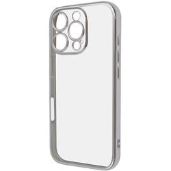 RT-P47PFC2/SVM [iPhone 16 Pro用 Like standard 精密設計 カメラ保護 衝撃吸収 バンパー メタリック TPUソフトケース/シルバー]