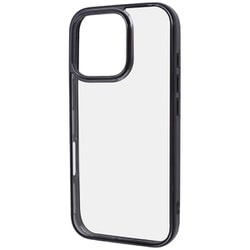 RT-P47CC16/BM [iPhone 16 Pro用 Like standard 衝撃吸収 バンパー メタリック ハイブリッドケース/ブラック]