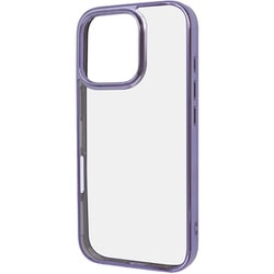 RT-P47CC16/LDM [iPhone 16 Pro用 Like standard 衝撃吸収 バンパー メタリック ハイブリッドケース/ラベンダー]