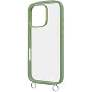 RT-P47CMD1/OV [iPhone 16 Pro用 Like standard Puffull 耐衝撃 バンパー ストラップ金具付き ハイブリッドケース/カーキ]