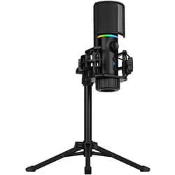 MIC TRIPOD コンデンサーマイク ポップガード＋三脚付属 ブラック MIC-48-RGB-TP-BK