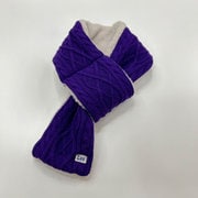 LA0620-507 [マフラー KNIT MUFFLER PURPLE]