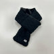 LA0620-575 [マフラー KNIT MUFFLER BLACK]