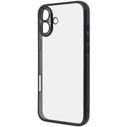 RT-P48PFC2/BM [iPhone 16 Plus用 Like standard 精密設計 カメラ保護 衝撃吸収 バンパー メタリック TPUソフトケース/ブラック]