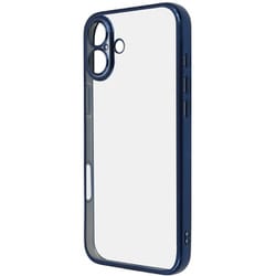 RT-P48PFC2/AM [iPhone 16 Plus用 Like standard 精密設計 カメラ保護 衝撃吸収 バンパー メタリック TPUソフトケース/ブルー]
