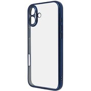 RT-P48PFC2/AM [iPhone 16 Plus用 Like standard 精密設計 カメラ保護 衝撃吸収 バンパー メタリック TPUソフトケース/ブルー]