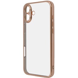 RT-P48PFC2/PGM [iPhone 16 Plus用 Like standard 精密設計 カメラ保護 衝撃吸収 バンパー メタリック TPUソフトケース/ピンクゴールド]
