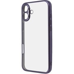 RT-P48PFC2/VM [iPhone 16 Plus用 Like standard 精密設計 カメラ保護 衝撃吸収 バンパー メタリック TPUソフトケース/パープル]